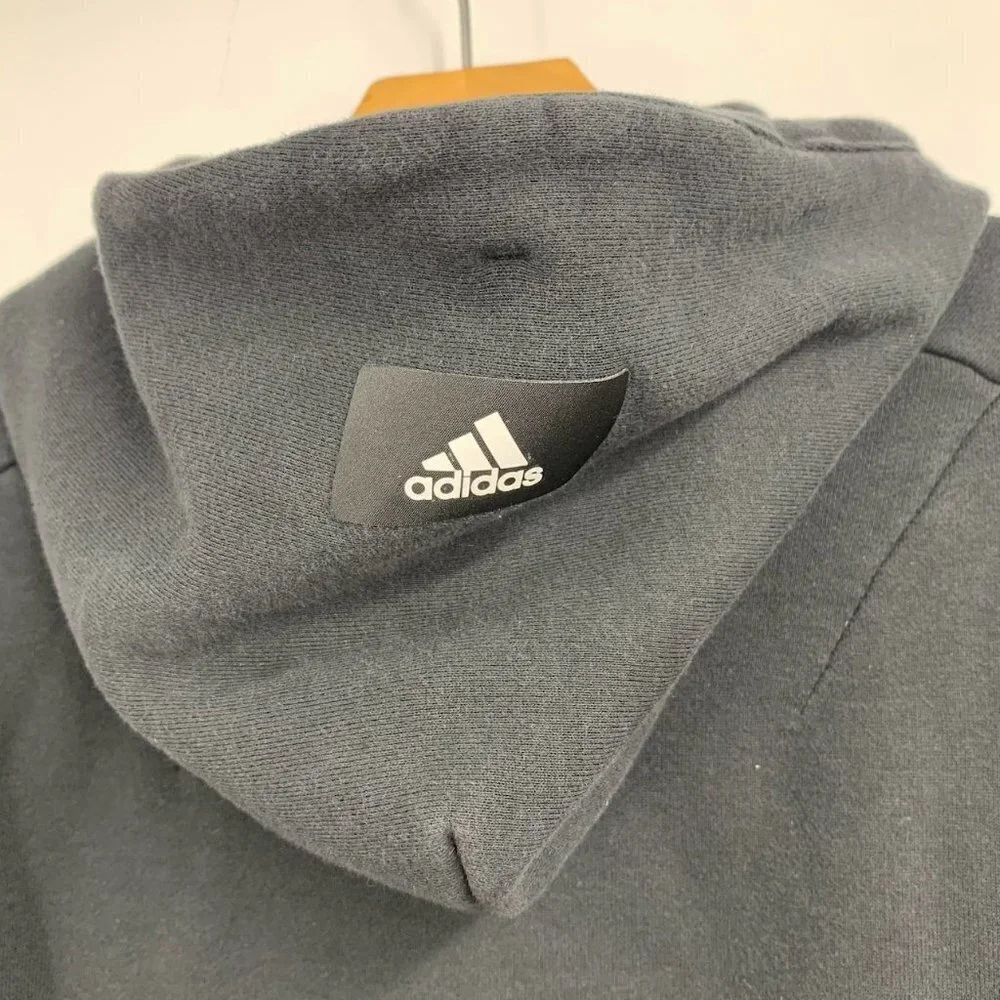 Adidas Men's Future Icons Classic Logo Graphic Long Sleeve‎ Hoodie Size S
